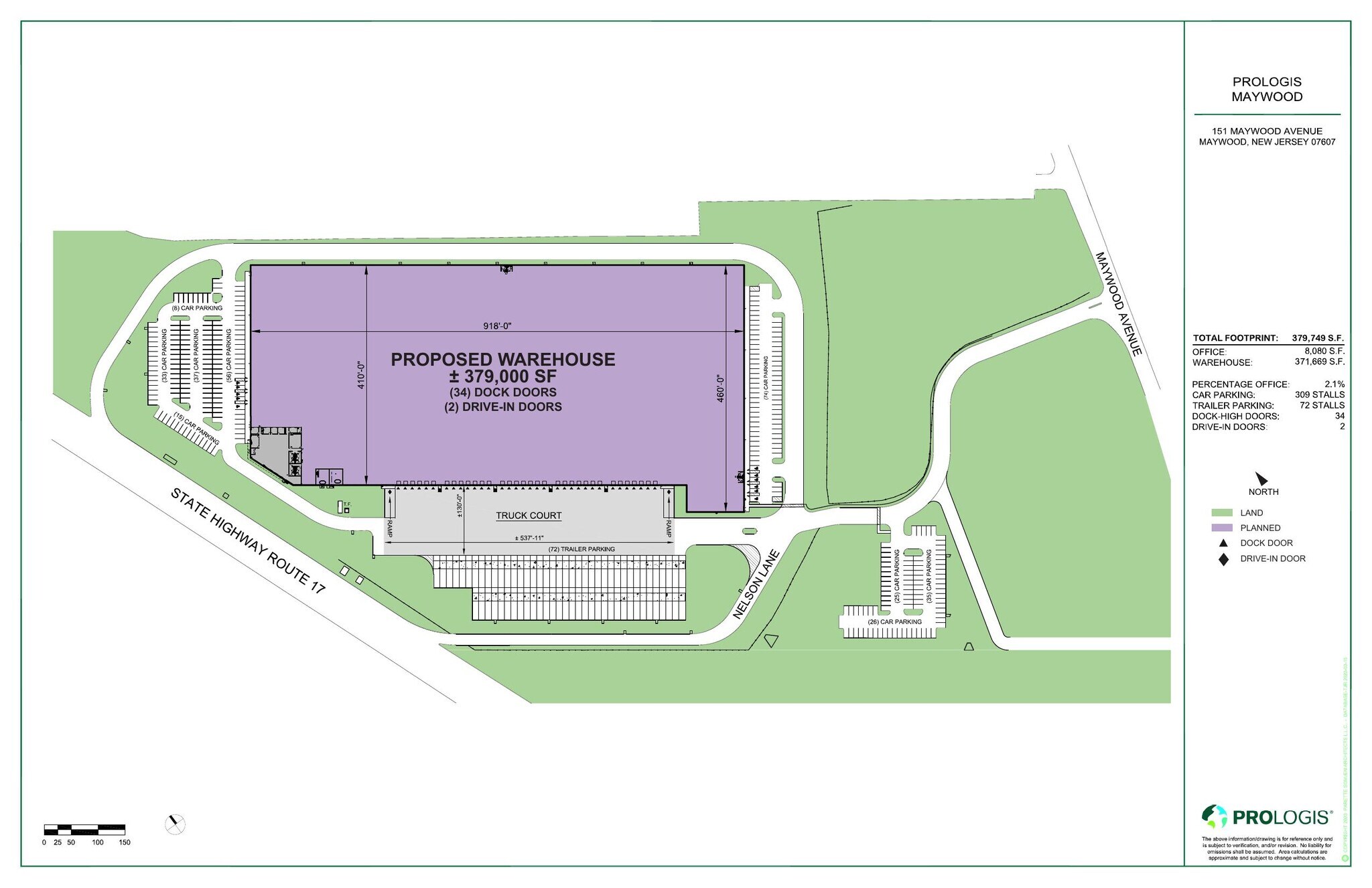 241 State Rt 17 N, Maywood, NJ à louer Plan de site– Image 1 sur 2