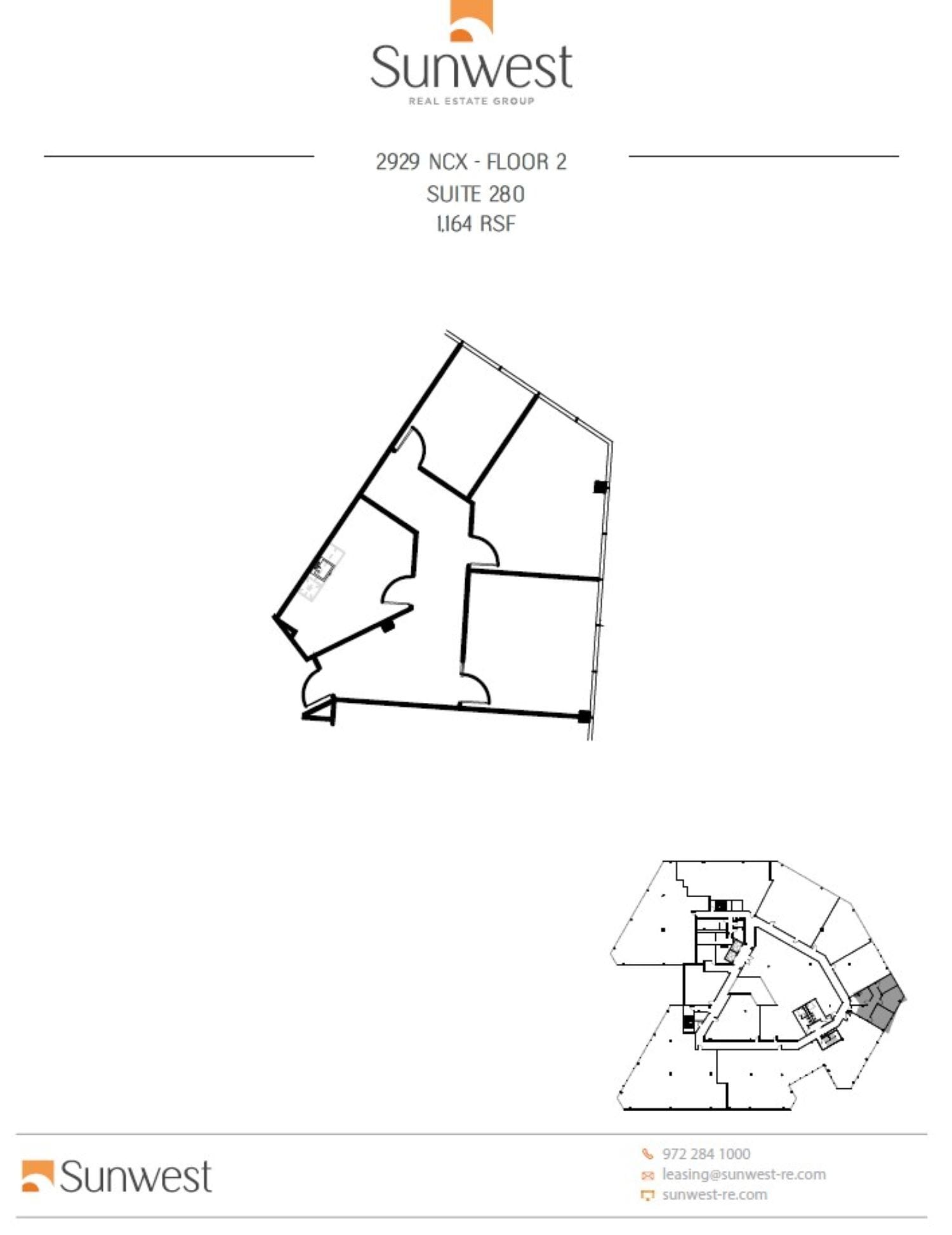 2929 N Central Expy, Richardson, TX à louer Plan d’étage– Image 1 sur 1