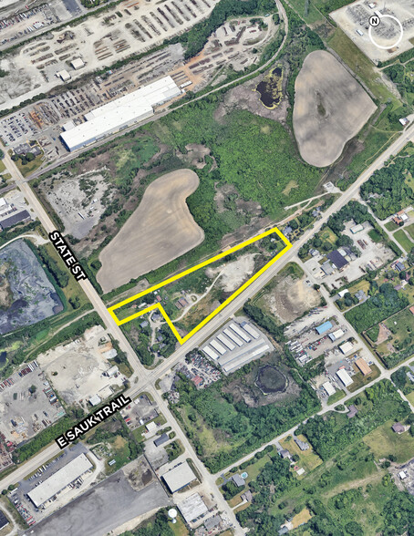 201-245 E Sauk Trl, South Chicago Heights, IL à vendre - Aérien – Image 1 sur 5