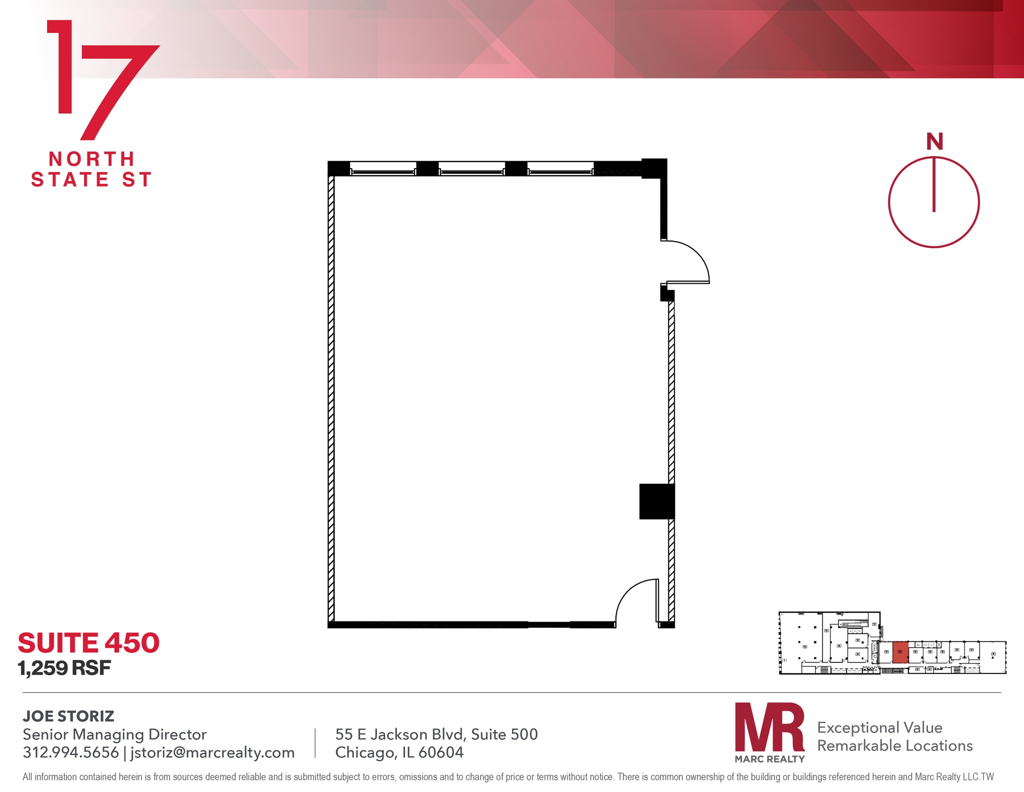 17 N State St, Chicago, IL à louer Plan d’étage– Image 1 sur 1