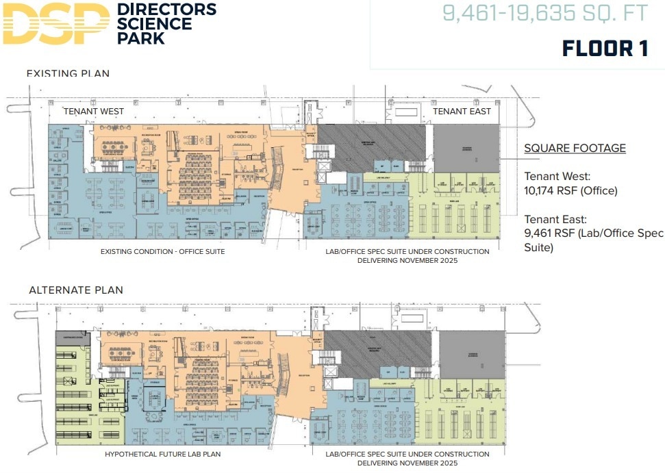 4930 Directors Pl, San Diego, CA à louer Plan d’étage– Image 1 sur 1