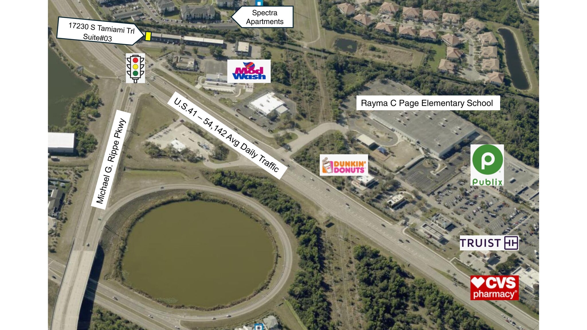 17230-17250 S Tamiami Trl, Fort Myers, FL à louer Plan de site– Image 1 sur 5