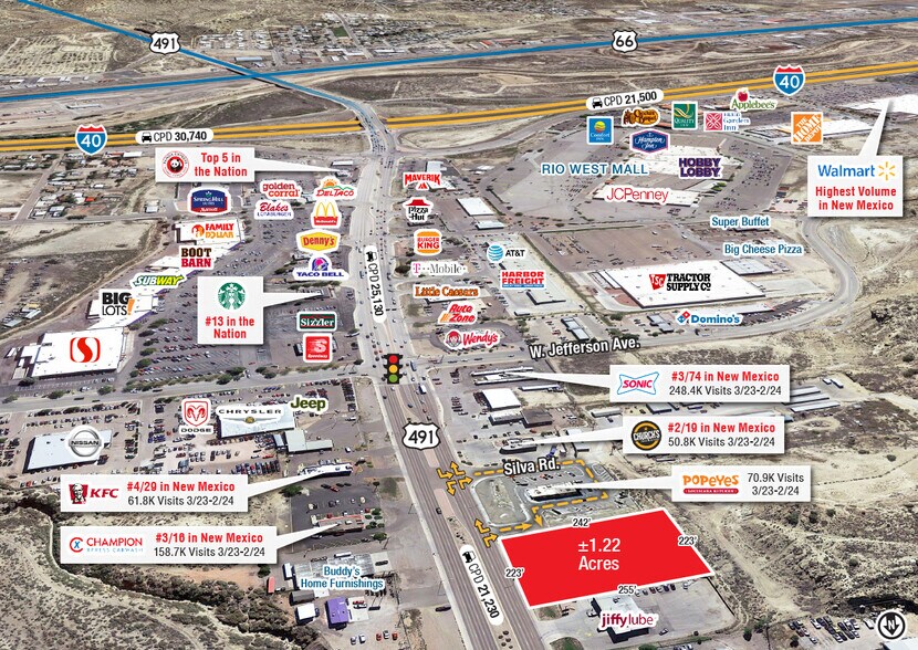 US Highway 491, Gallup, NM à louer - Photo de l’immeuble – Image 3 sur 5