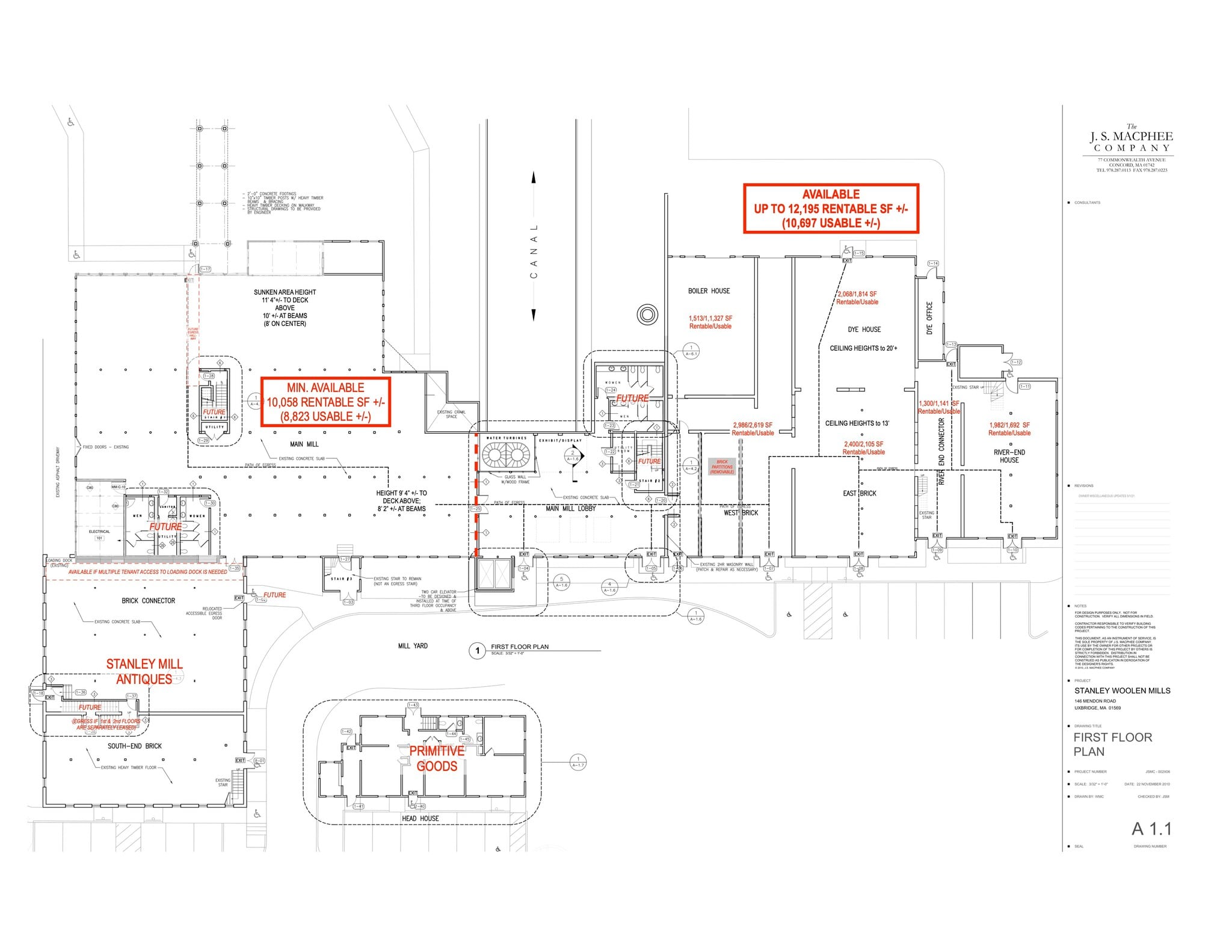 146 Mendon St, Uxbridge, MA à louer Plan d’étage– Image 1 sur 1