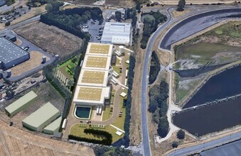 Tremblay-en-France - Vue aérienne vue de carte