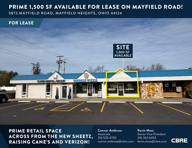 5867-5873 Mayfield Rd, Mayfield Heights, OH à louer - Photo de l’immeuble – Image 1 sur 7