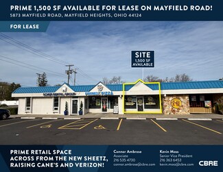Plus de détails pour 5867-5873 Mayfield Rd, Mayfield Heights, OH - Local commercial à louer