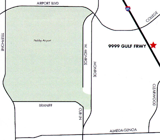 9999 Gulf Fwy, Houston, TX à louer - Plan de site – Image 2 sur 5