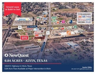 Plus de détails pour 1900 Highway 6 Hwy, Alvin, TX - Terrain à louer