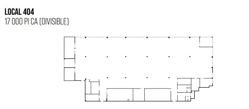 6600 Rue Saint-Urbain, Montréal, QC à louer Plan d’étage– Image 1 sur 1