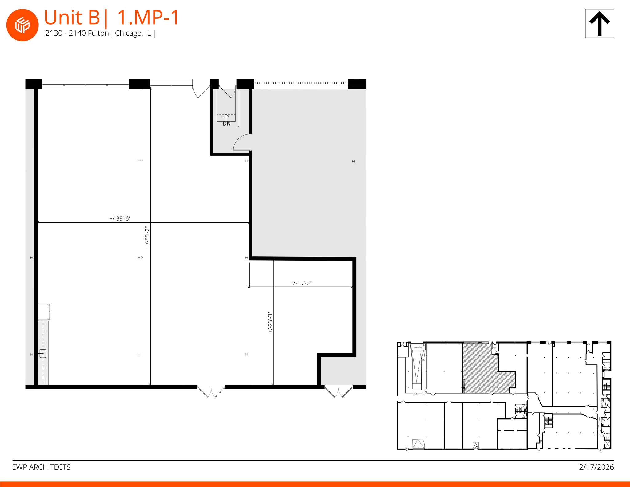 2130-2140 W Fulton St, Chicago, IL à louer Plan de site– Image 1 sur 1