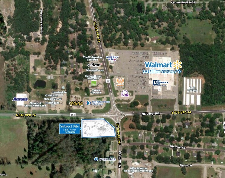 101 NW Loop 564, Mineola, TX à vendre - Photo de l’immeuble – Image 1 sur 2