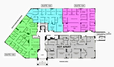 3803 S Bascom Ave, Campbell, CA à louer Plan d’étage– Image 1 sur 1