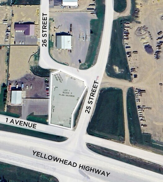 2520 1 Av, Edson, AB à vendre - Aérien – Image 2 sur 2