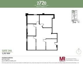 2720 S River Rd, Des Plaines, IL à louer Plan d’étage– Image 1 sur 1