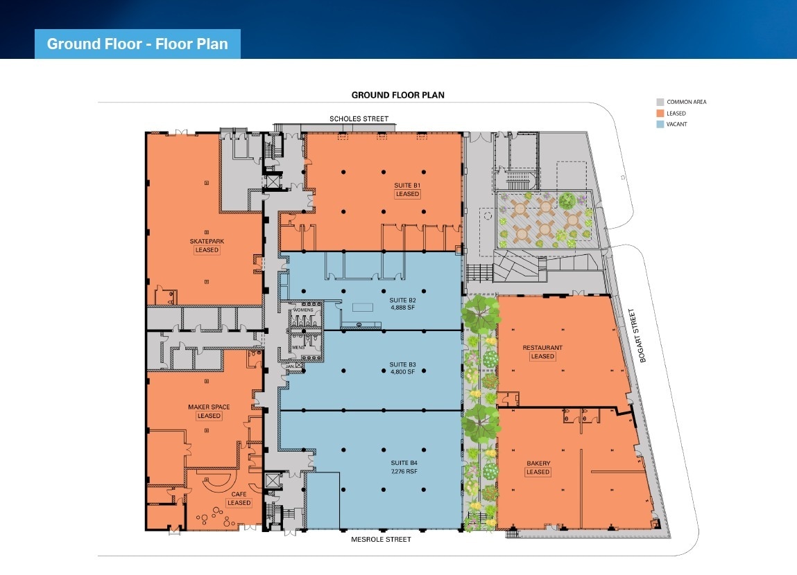 315 Meserole St, Brooklyn, NY à louer Plan d’étage– Image 1 sur 5