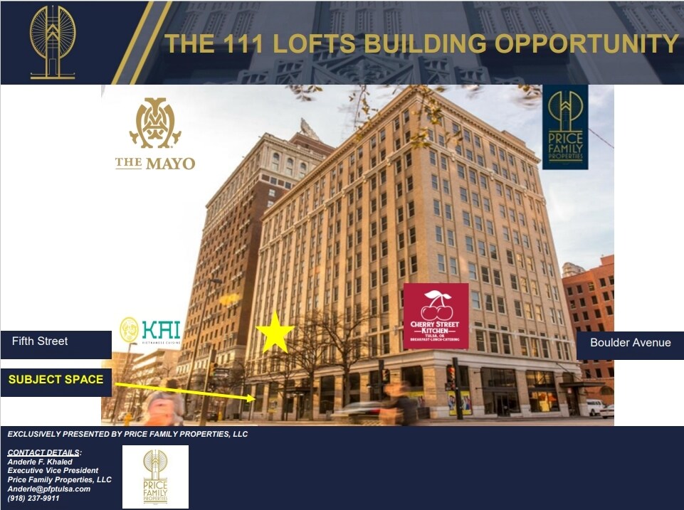 111 W 5th St, Tulsa, OK à louer Photo de l’immeuble– Image 1 sur 6