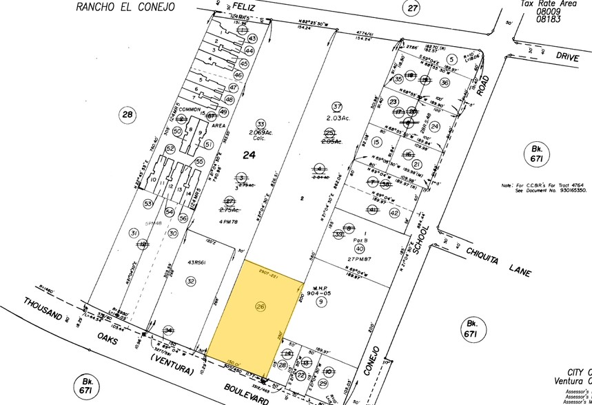 2219 Thousand Oaks Blvd, Thousand Oaks, CA à louer - Plan cadastral – Image 3 sur 3