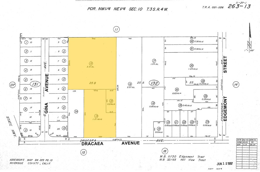 Dracaea Ave, Moreno Valley, CA à vendre - Plan cadastral – Image 2 sur 3