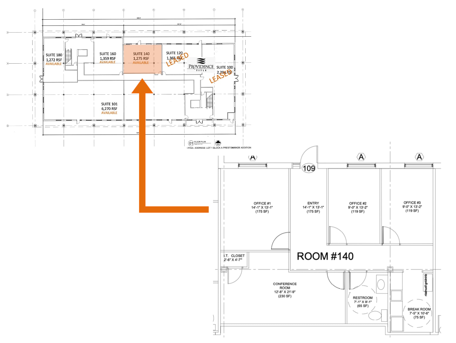 6475 Preston Rd, Frisco, TX à louer Plan d’étage– Image 1 sur 1