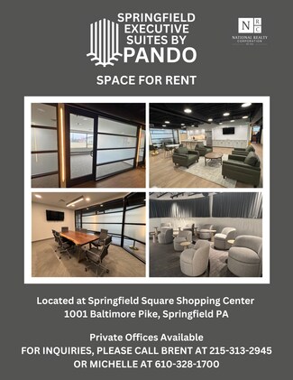 Plus de détails pour 1001 Baltimore Pike, Springfield, PA - Coworking à louer