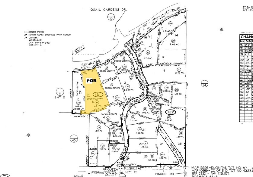 543 Encinitas Blvd, Encinitas, CA à louer - Plan cadastral – Image 2 sur 13