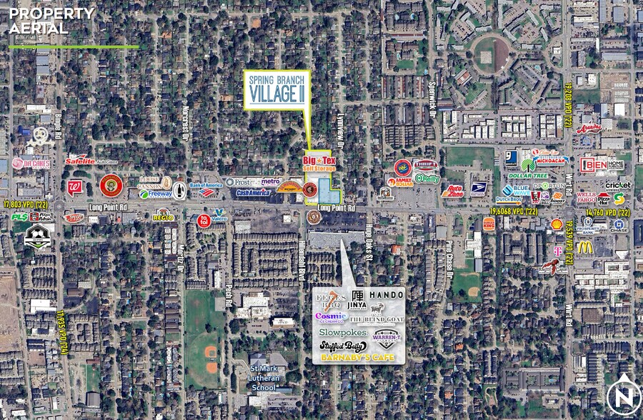 8202-8210 Long Point Rd, Houston, TX à louer - Photo de l’immeuble – Image 2 sur 3