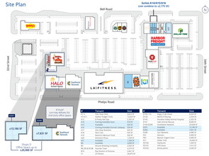 3249 E Bell Rd, Phoenix, AZ à louer Plan de site– Image 1 sur 1