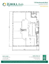 170 Northwoods Blvd, Columbus, OH à louer Plan d’étage– Image 1 sur 1