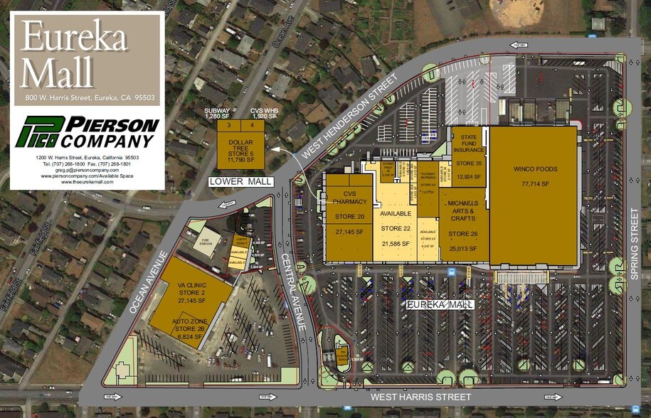 800 W Harris St, Eureka, CA à louer - Plan de site – Image 3 sur 9