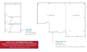 8939 Villa La Jolla Dr, La Jolla, CA à louer Plan d’étage– Image 1 sur 1