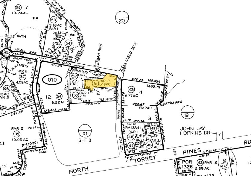 3040 Science Park Rd, San Diego, CA à louer - Plan cadastral – Image 2 sur 7