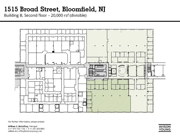1515 Broad St, Bloomfield, NJ à louer - Plan d’étage – Image 2 sur 6