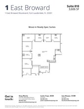 1 E Broward Blvd, Fort Lauderdale, FL à louer Plan d’étage– Image 1 sur 1