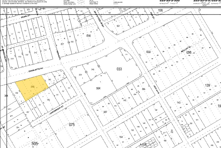 1919 Charlotte Ave, Nashville, TN à louer - Plan cadastral – Image 2 sur 8