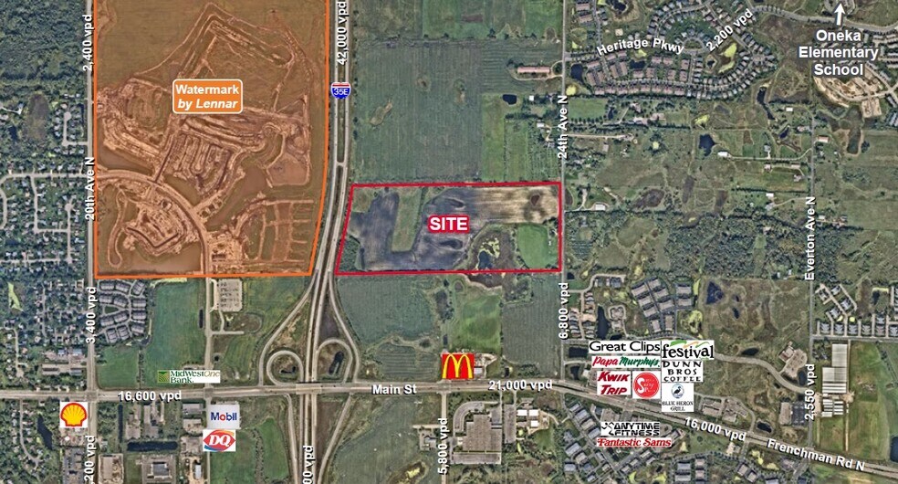 7233 24th Ave, Lino Lakes, MN à vendre - Photo de l’immeuble – Image 1 sur 3