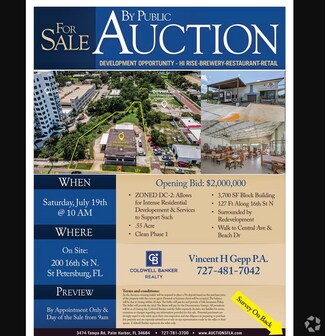 Plus de détails pour 200 16th St N – à vendre, Saint Petersburg, FL