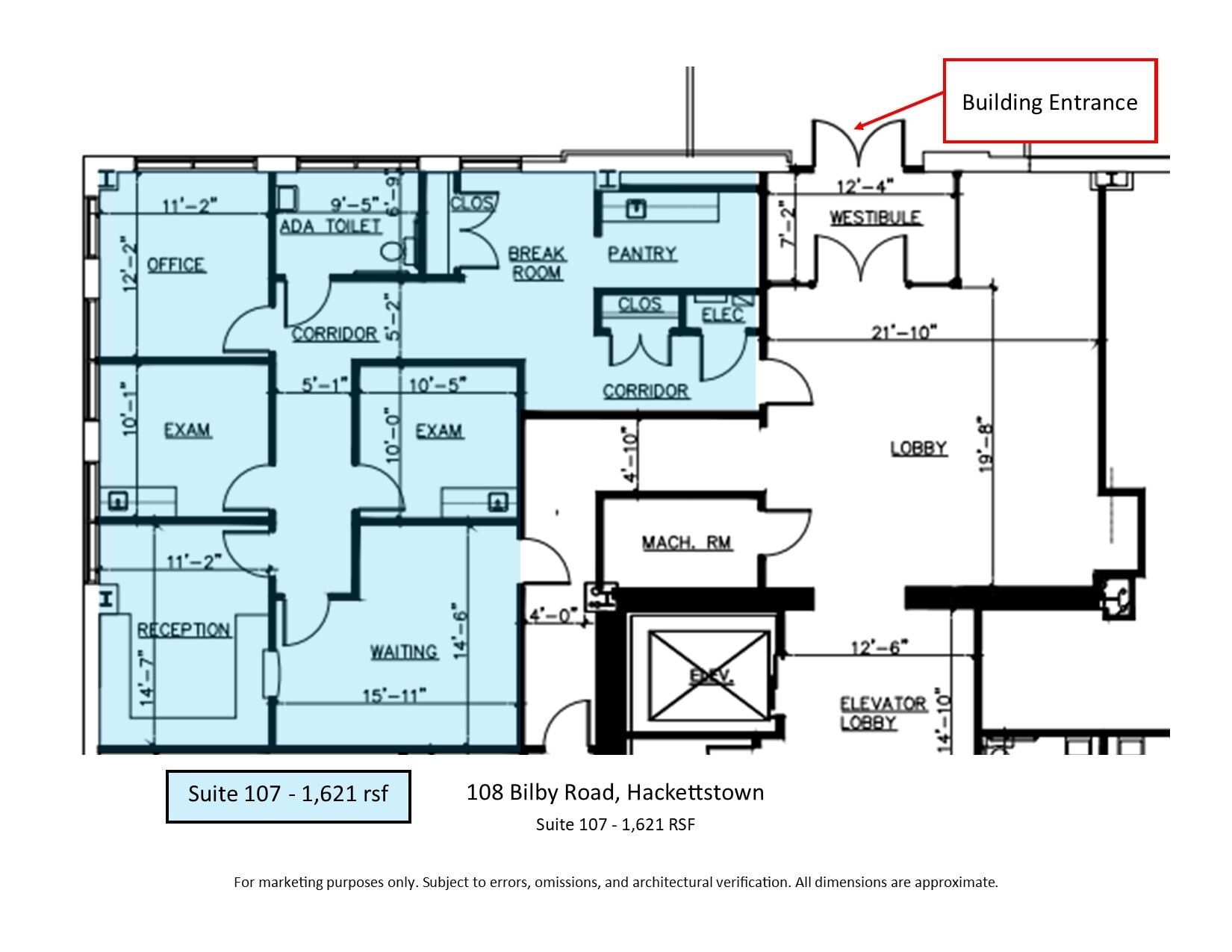 108 Bilby Rd, Hackettstown, NJ à louer Plan d’étage– Image 1 sur 1