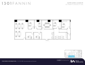1301 Fannin St, Houston, TX à louer Plan d’étage– Image 1 sur 1