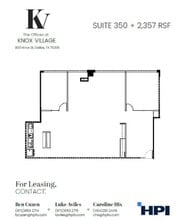 3001-3003 Knox St, Dallas, TX à louer Plan d’étage– Image 1 sur 1