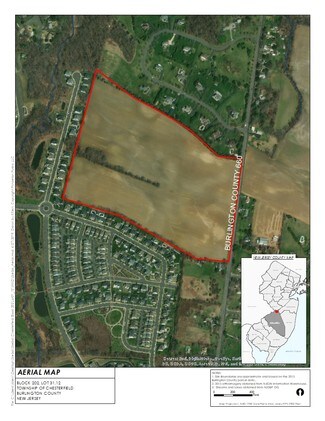 Plus de détails pour 75 Chesterfield Crosswicks Rd, Chesterfield, NJ - Terrain à vendre