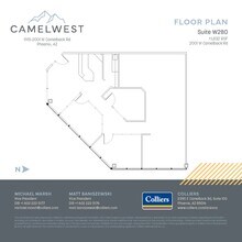 2001 W Camelback Rd, Phoenix, AZ à louer Plan d’étage– Image 1 sur 1