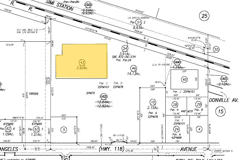 1357 E Los Angeles Ave, Simi Valley, CA à louer - Plan cadastral – Image 2 sur 3