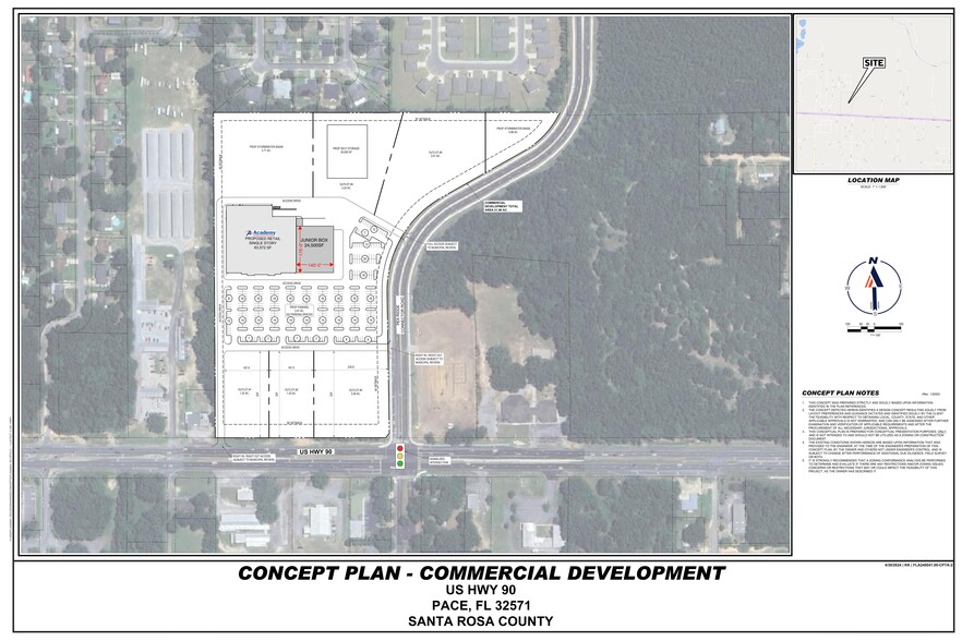 5240 Highway 90, Pace, FL à louer - Plan de site – Image 1 sur 1