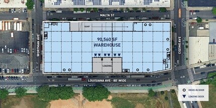 303 Louisiana Ave, Brooklyn, NY à louer Plan d’étage– Image 1 sur 2