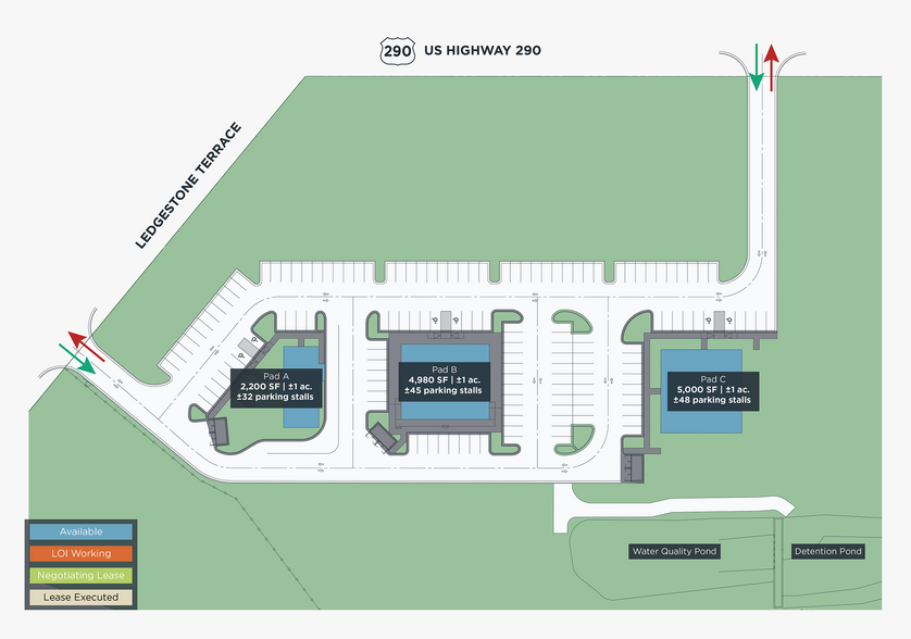 9021 W US Hwy 290, Austin, TX à vendre - Plan de site – Image 2 sur 2