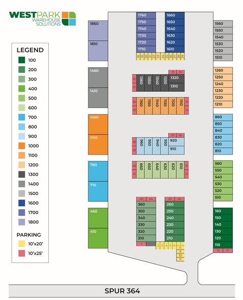 12095 Spur 364, Tyler, TX à louer - Plan de site – Image 2 sur 11