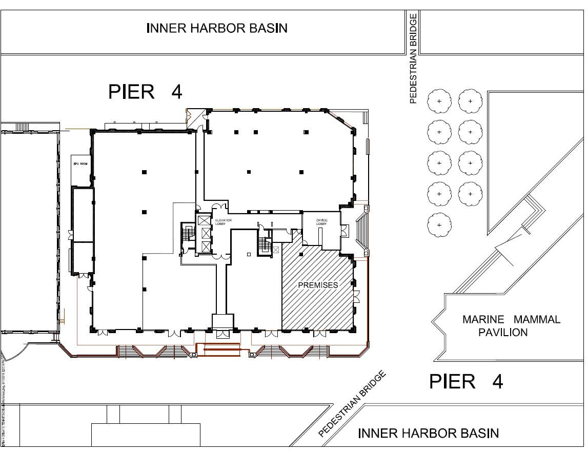 621 E Pratt St, Baltimore, MD à louer Plan d’étage– Image 1 sur 1