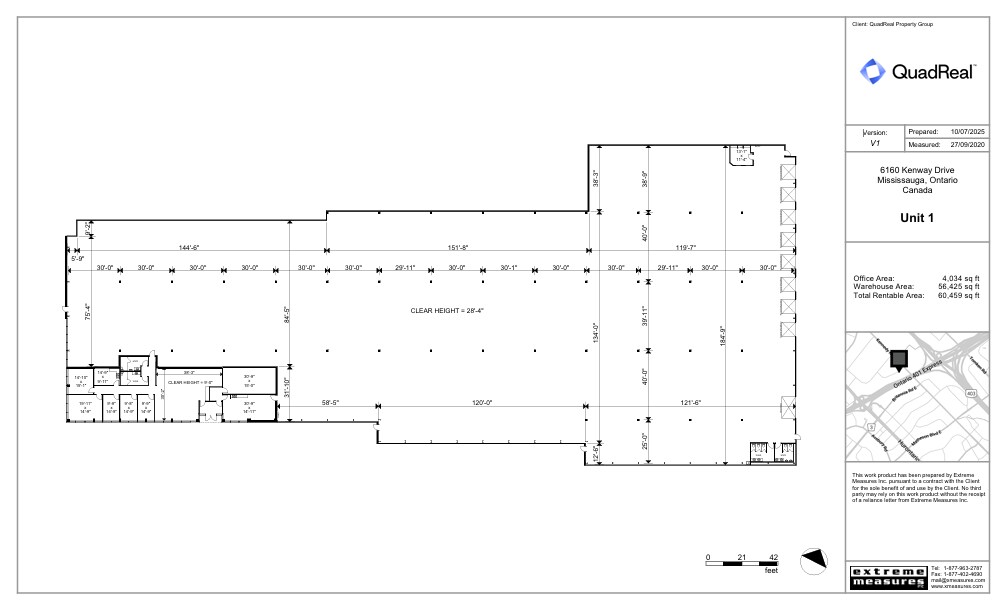 6160 Kenway Dr, Mississauga, ON à louer Plan d’étage– Image 1 sur 1