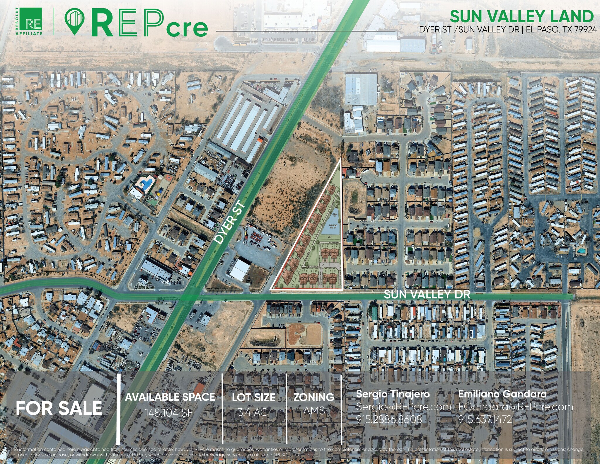 Sun Valley Dr 6001, El Paso, TX à vendre Photo principale– Image 1 sur 7